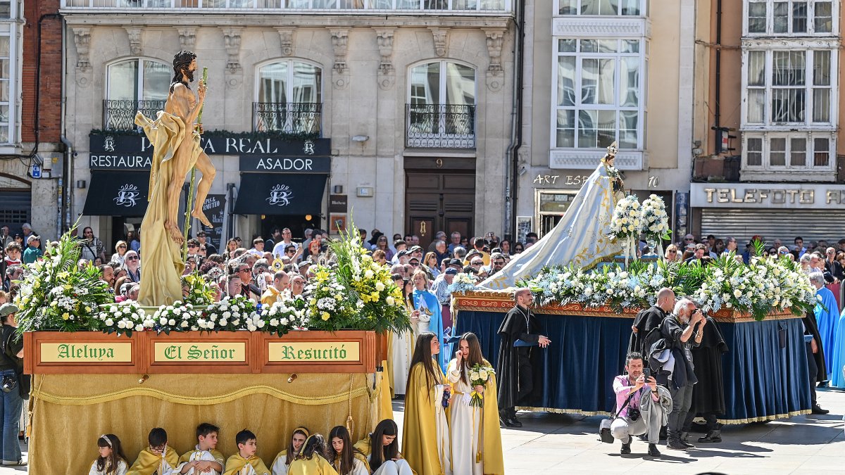 Procesión del Anuncio Pascual de la Semana Santa burgalesa