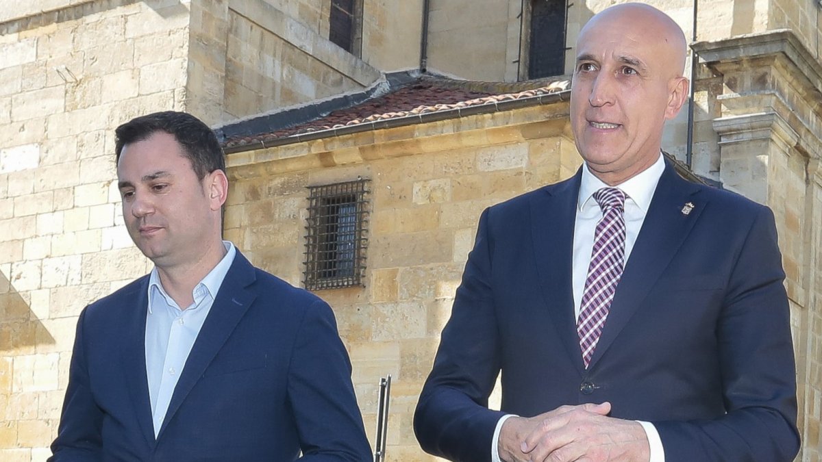 Javier Alfonso Cendón y José Antonio Diez, en una imagen de archivo.