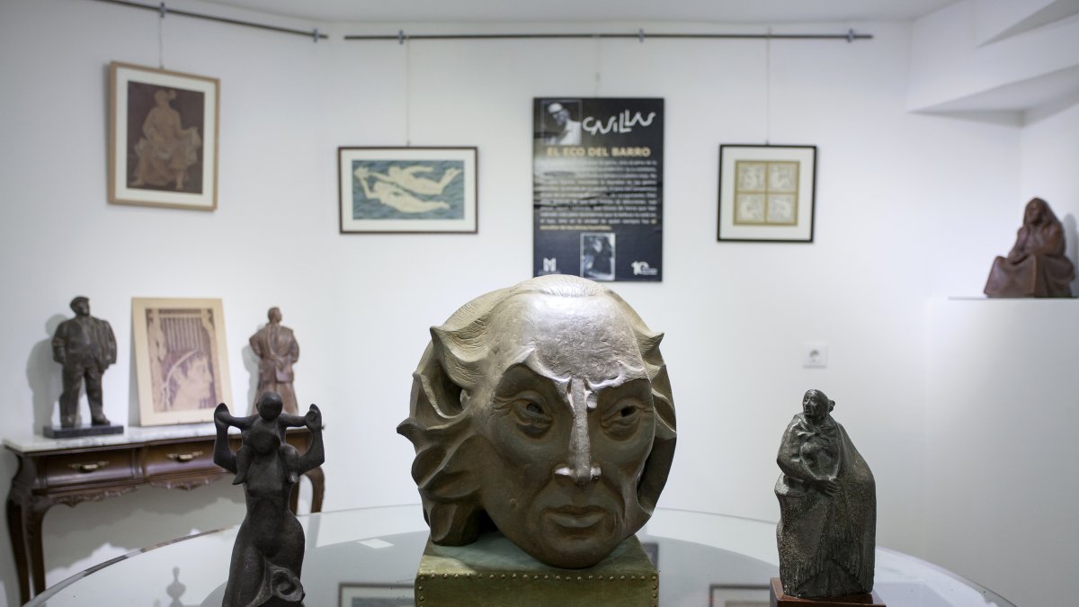 La exposición ‘Manos que hablan: 10 años sin Agustín Casillas', en el Museo Mínimo de Salamanca.