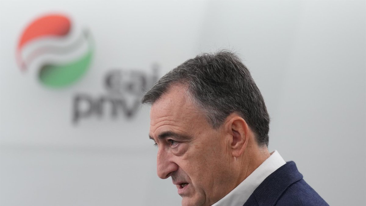 El presidente del EBB de EAJ-PNV, Aitor Esteban.