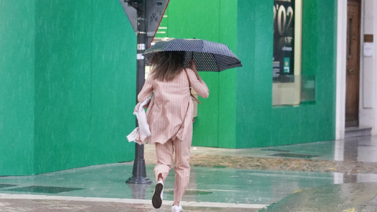 Un episodio de tormenta en León