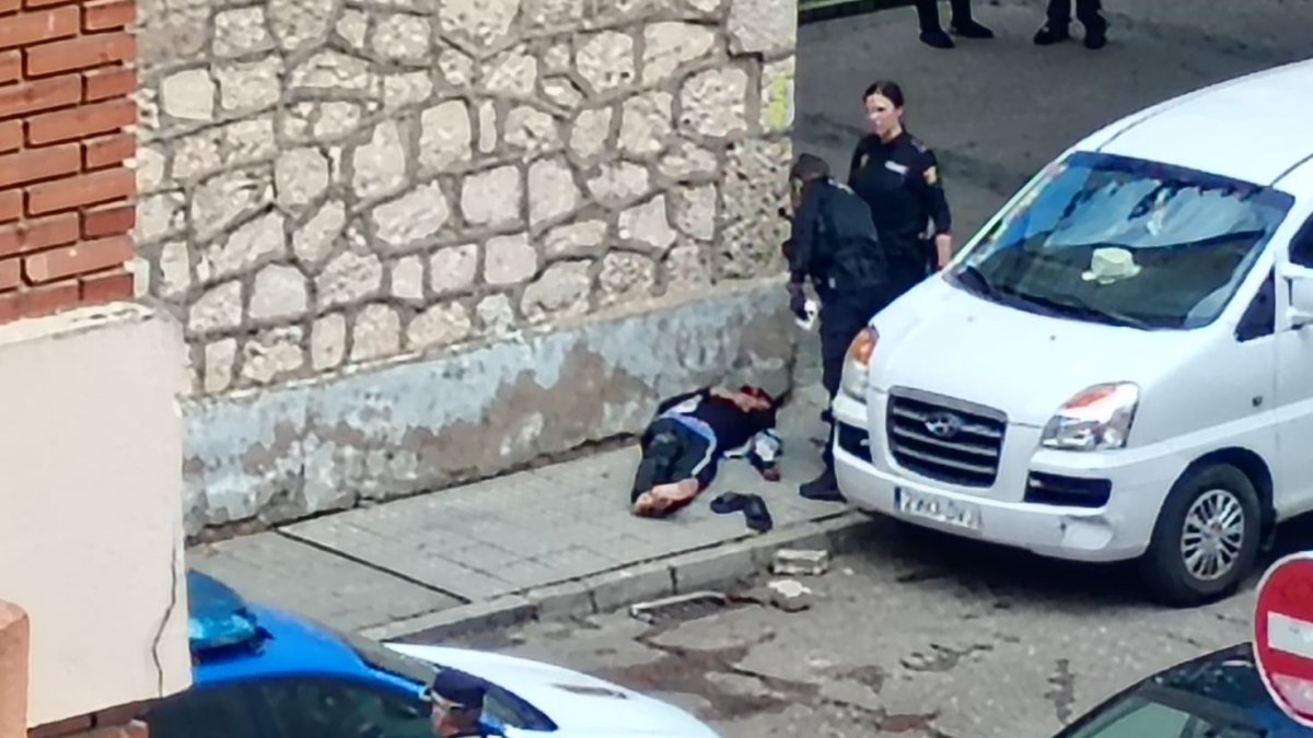 Lugar de la agresión en Burgos.