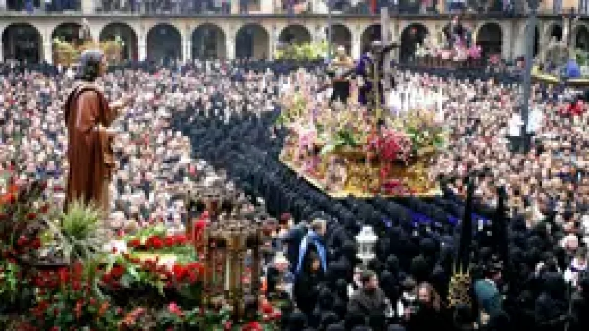 Imagen de archivo de la Semana Santa de León