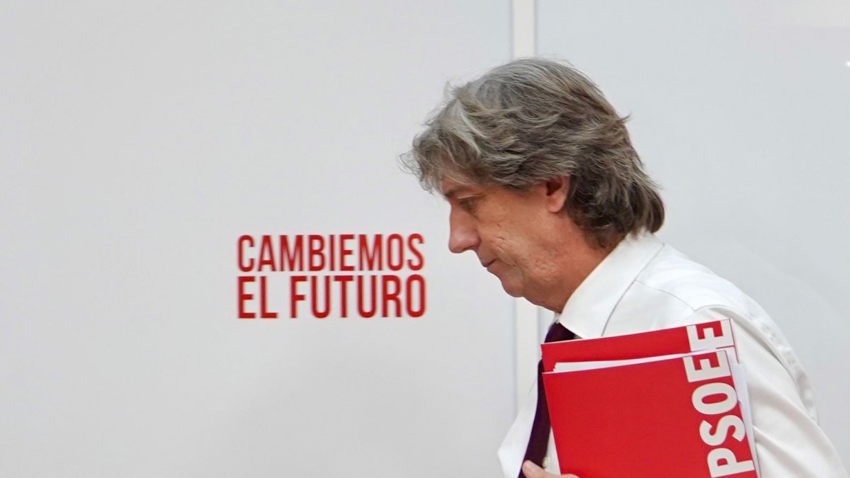 El secretario general del PSOECyL, Carlos Martínez