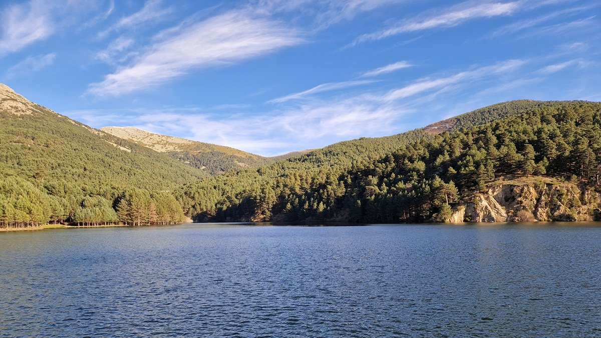 Embalse El Tejo de Segovia.
