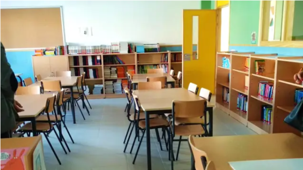 Un aula de un colegio