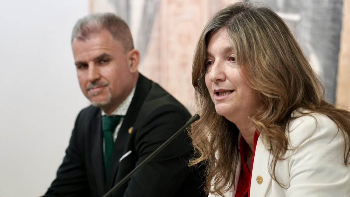 La rectora de la Universidad de León, Nuria González