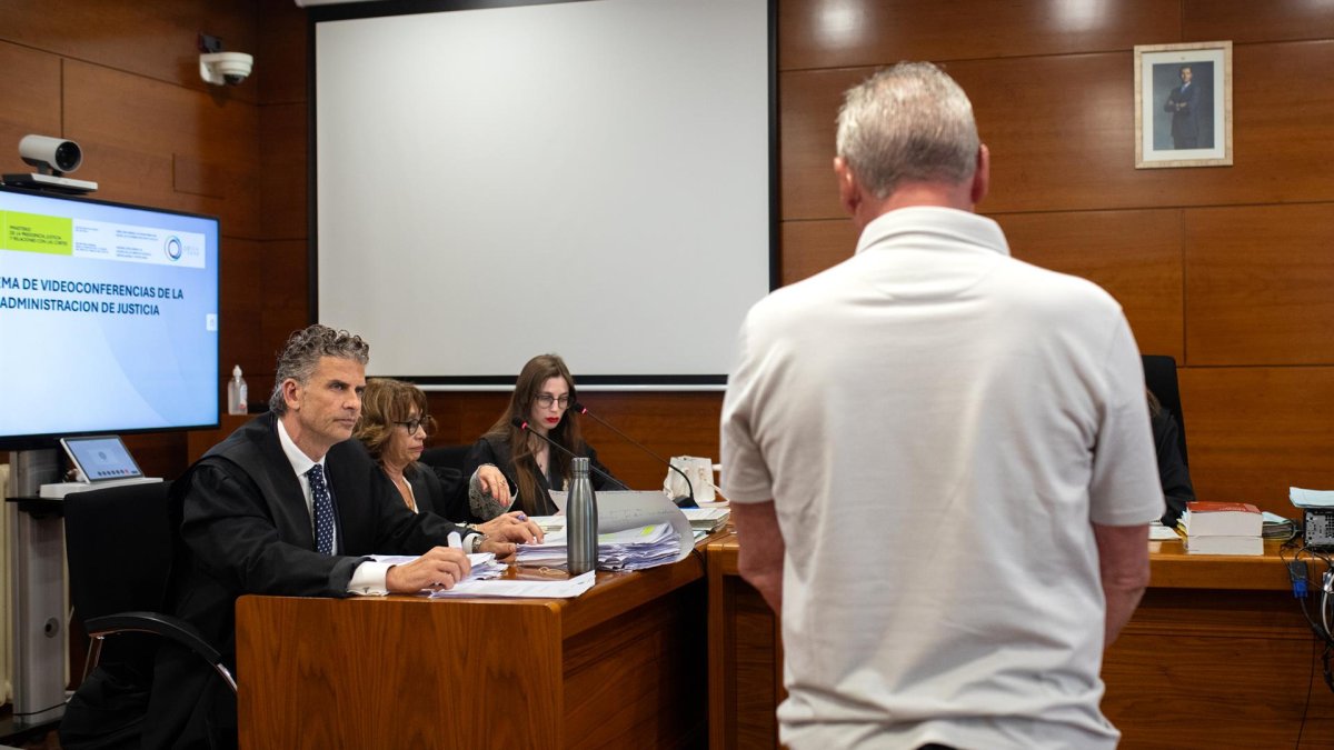 El pastor dueño de los perros durante el juicio, en el Juzgado de lo Penal de Zamora, a 28 de mayo de 2026, en Zamora.