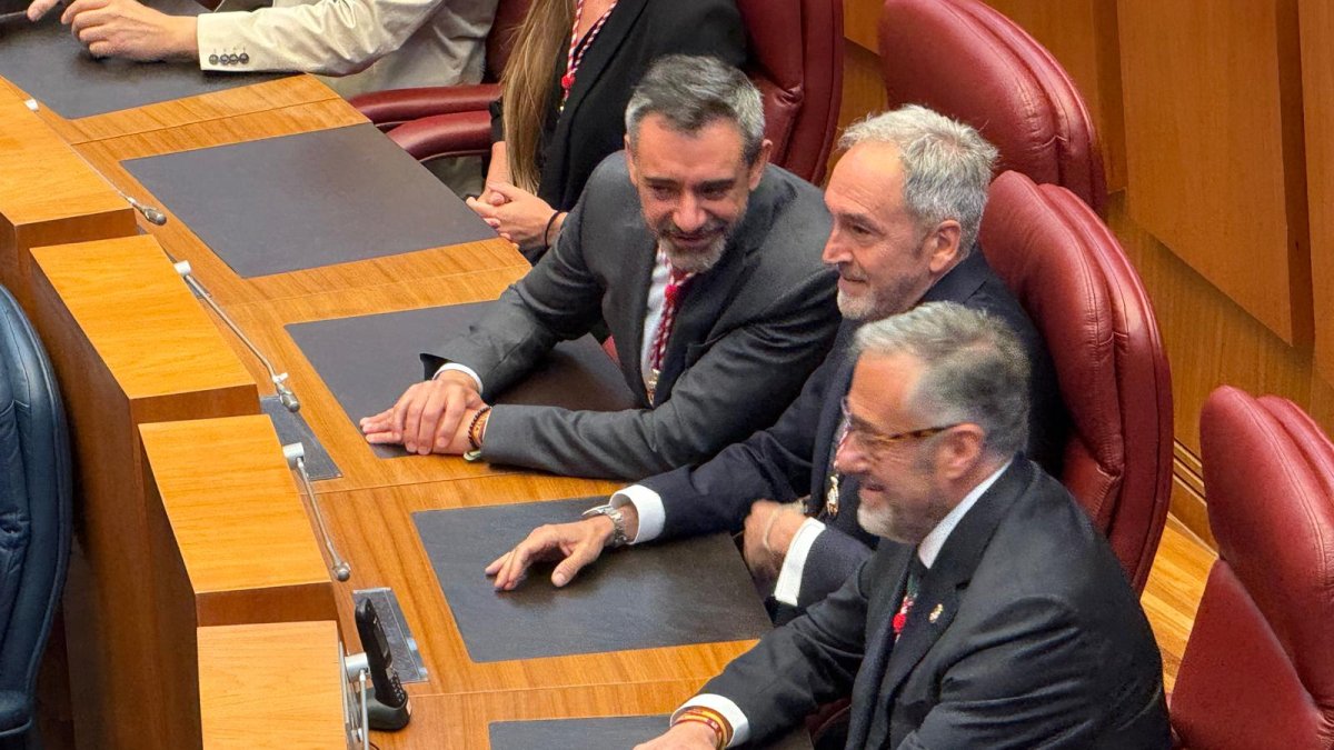 David Hierro, Alberto Díaz Pico y Carlos Pollán