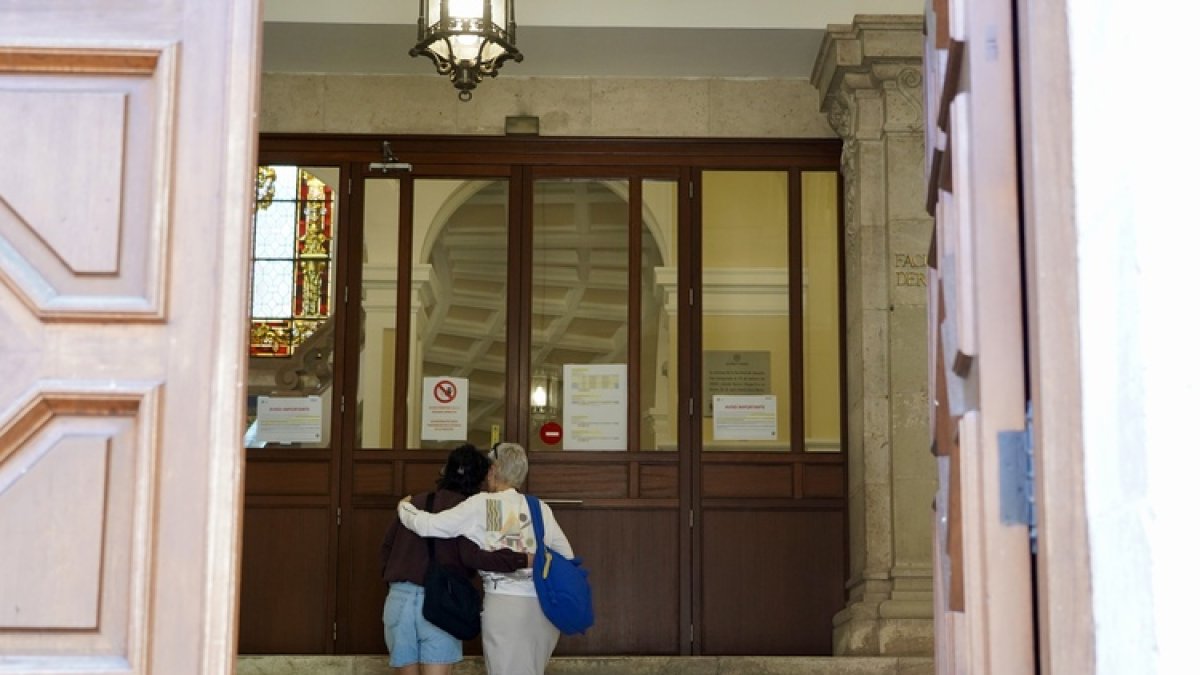 Imagen de archivo de la entrada de un examen