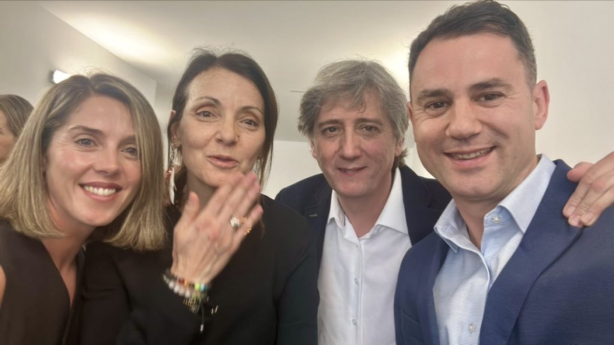 Lorena Valle, Nevenka Fernández, Carlos Martínez y Javier Alfonso Cendón