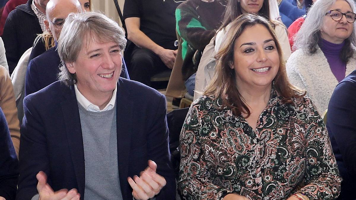 Carlos Martínez y Miriam Andrés en una foto de archivo.