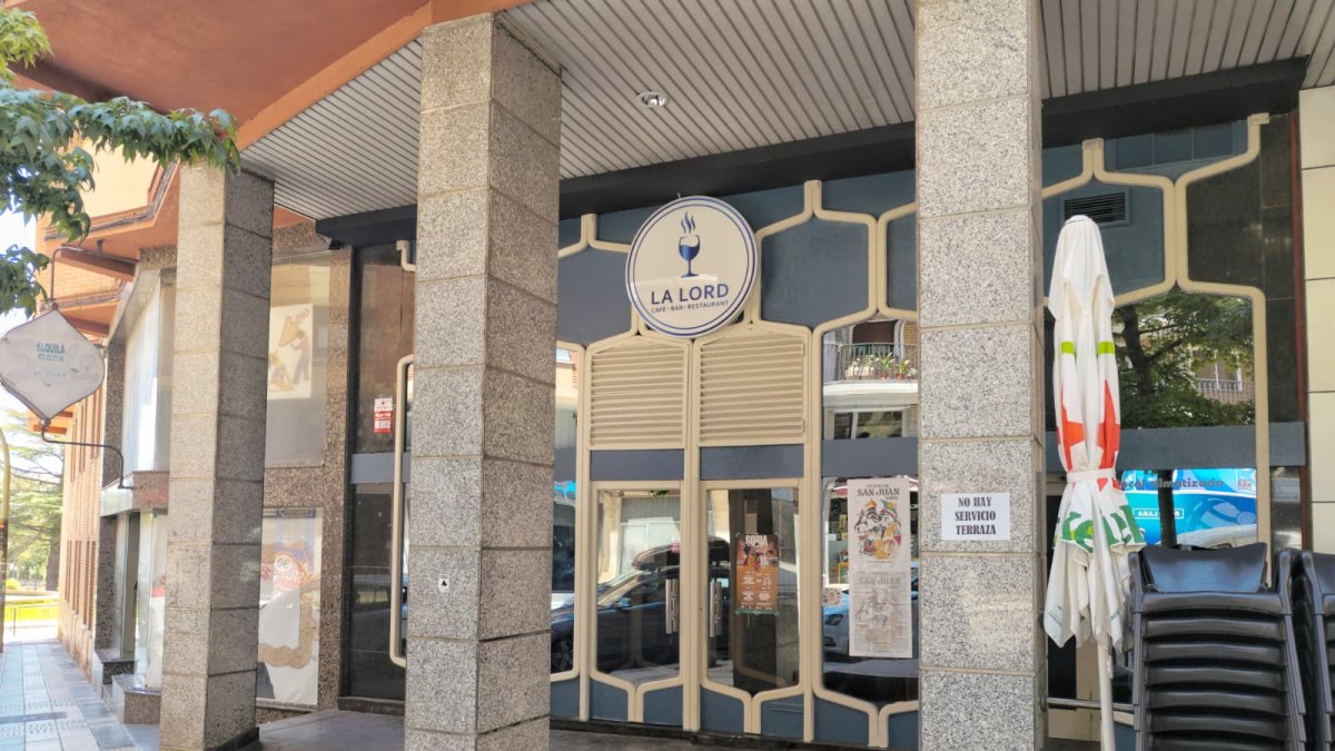 Cafetería del centro de Soria donde Paviglianiti ejercía prácticamente de dueño.