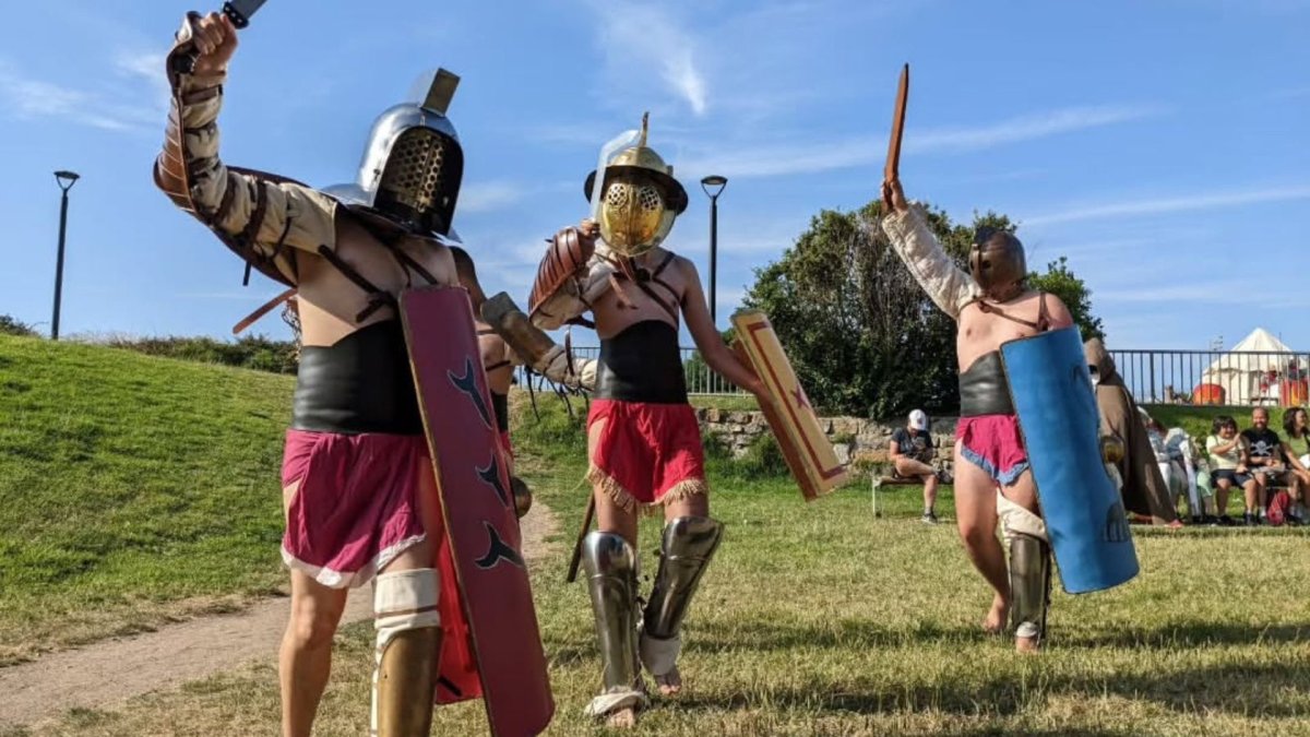 Recreación histórica en La Olmeda. DIP PALENCIA