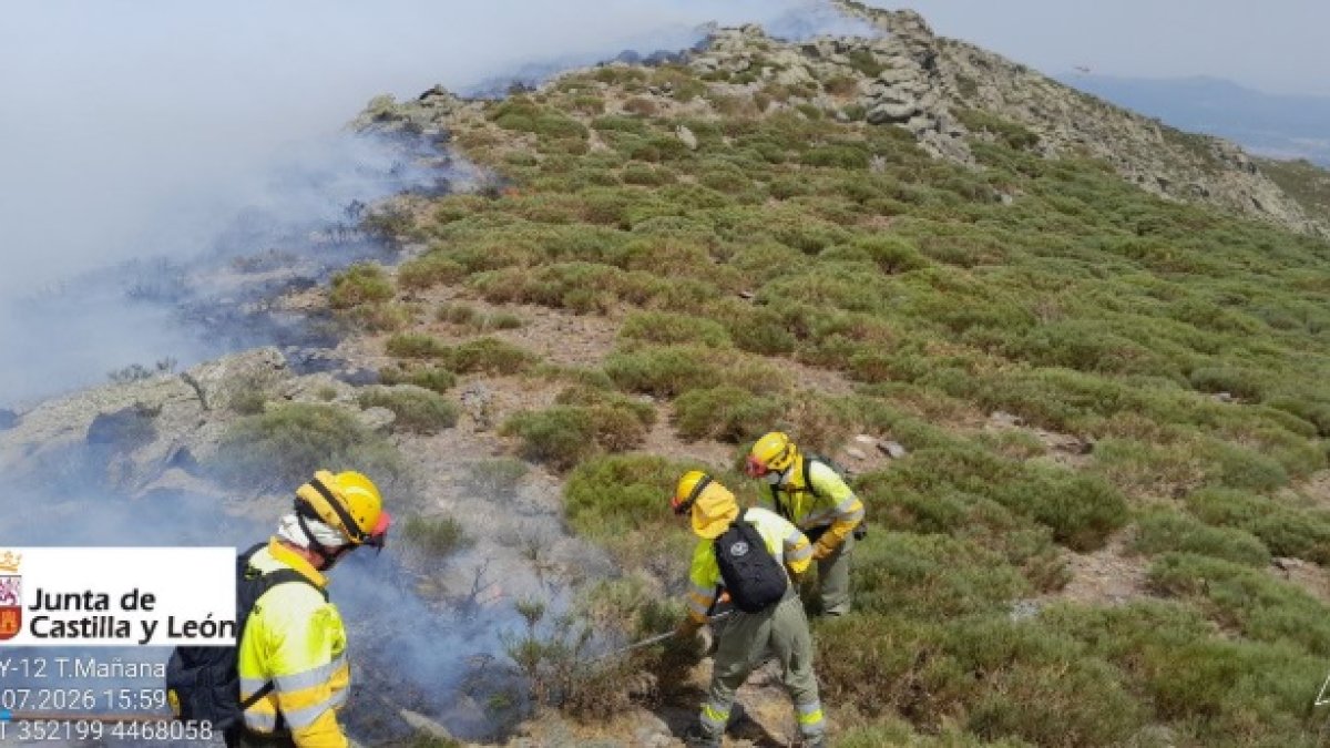 Incendio en Burgohondo, Ávila