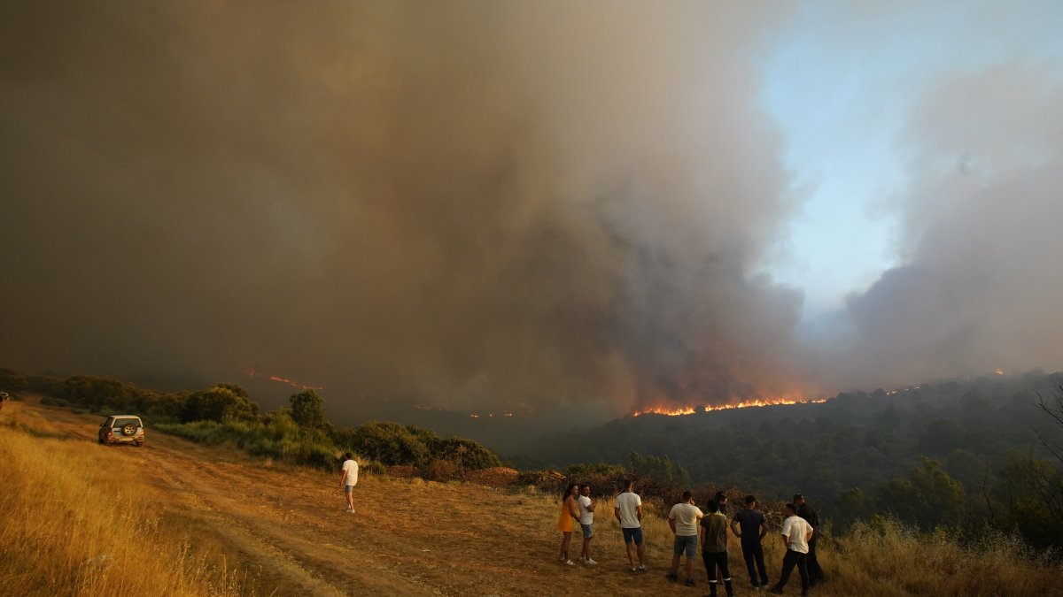 Incendio declarado de nivel 2 en el municipio berciano de Castropodame.