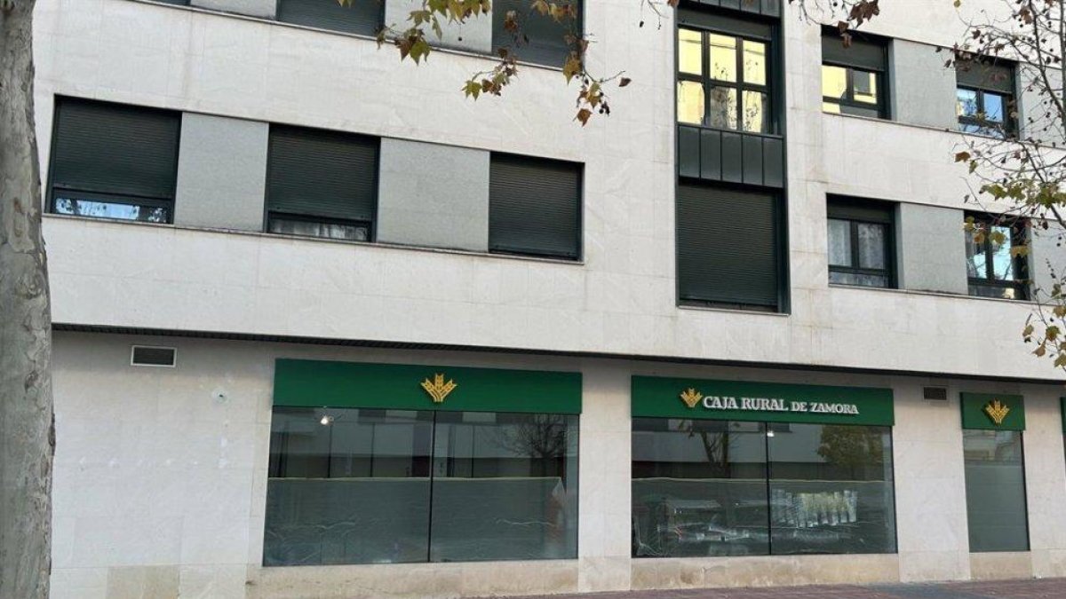 Una oficina de Caja Rural de Zamora