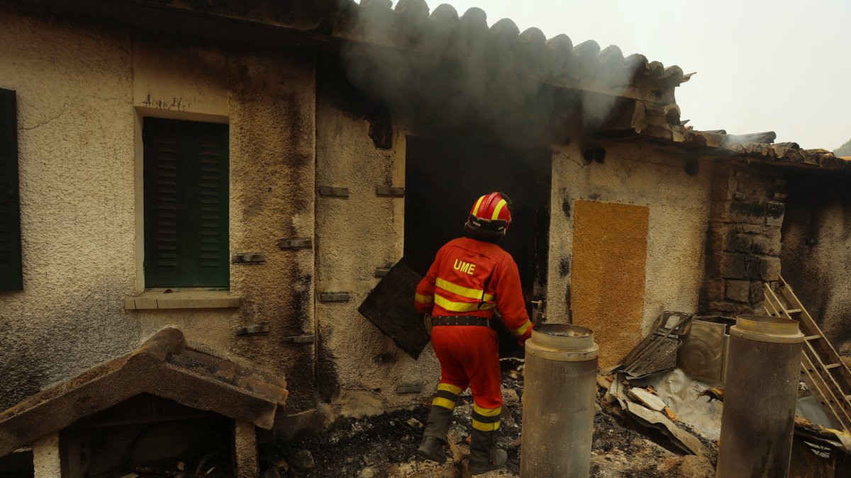 Incendio en la provincia de Ávila