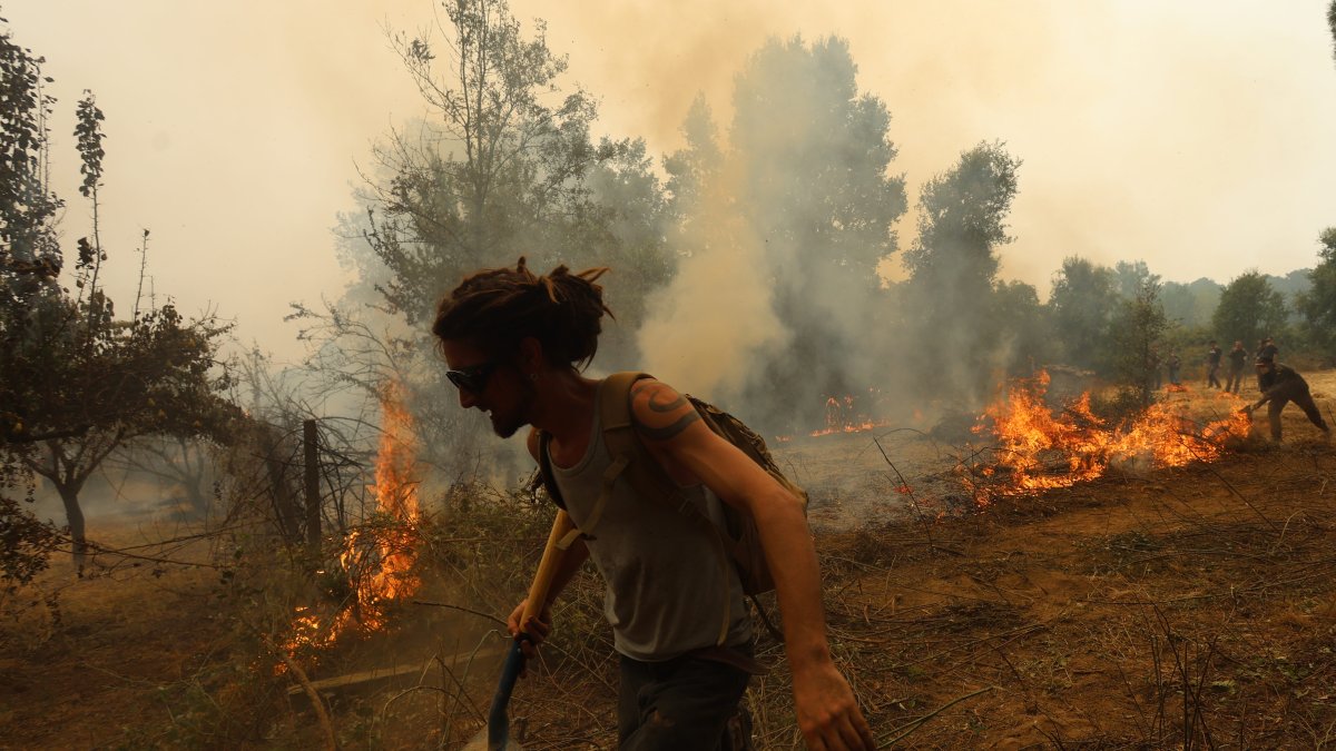 Incendio en la provincia de Ávila