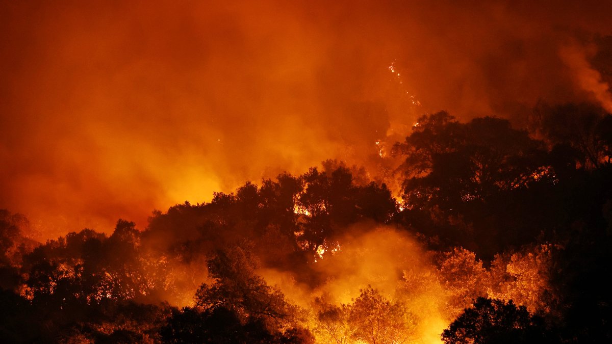 Incendio forestal en Santa María del Tiétar (Ávila)