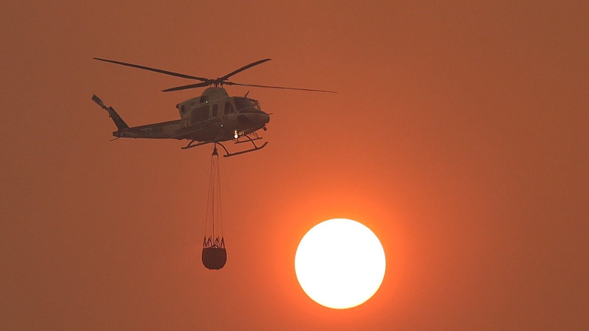 Incendio forestal en Santa María del Tiétar (Ávila)