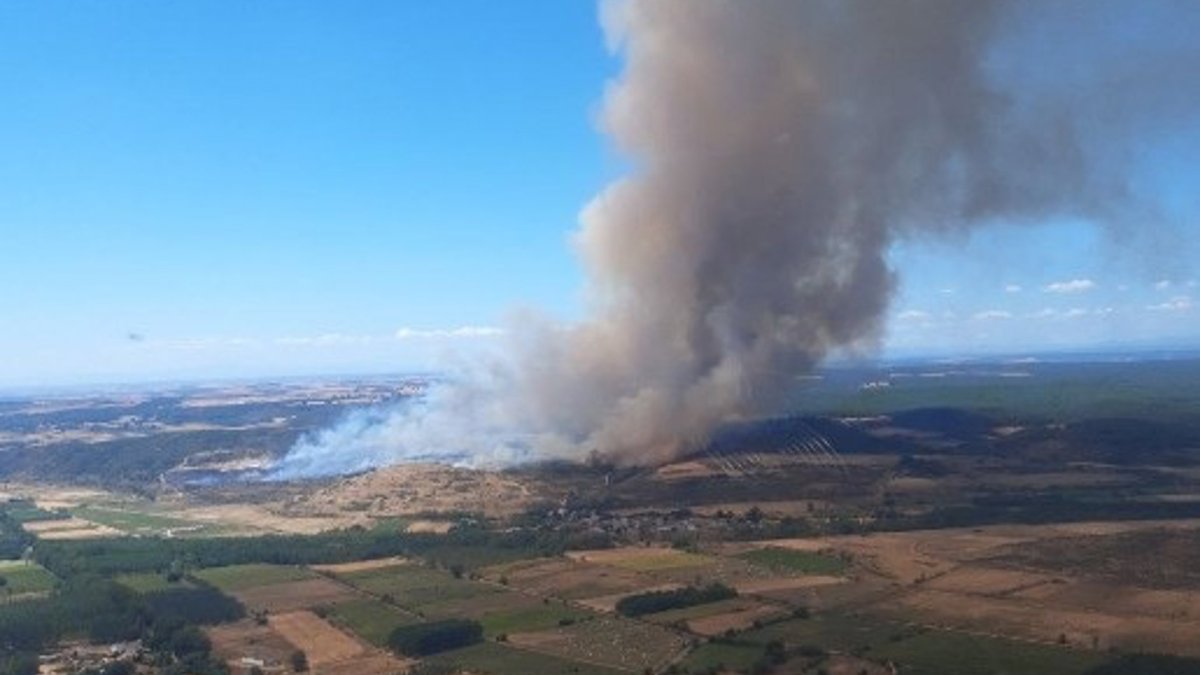 Incendio de Cifuentes de Rueda (León).