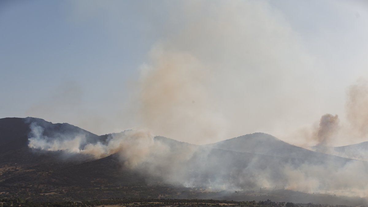 Incendio de Navas de San Antonio.