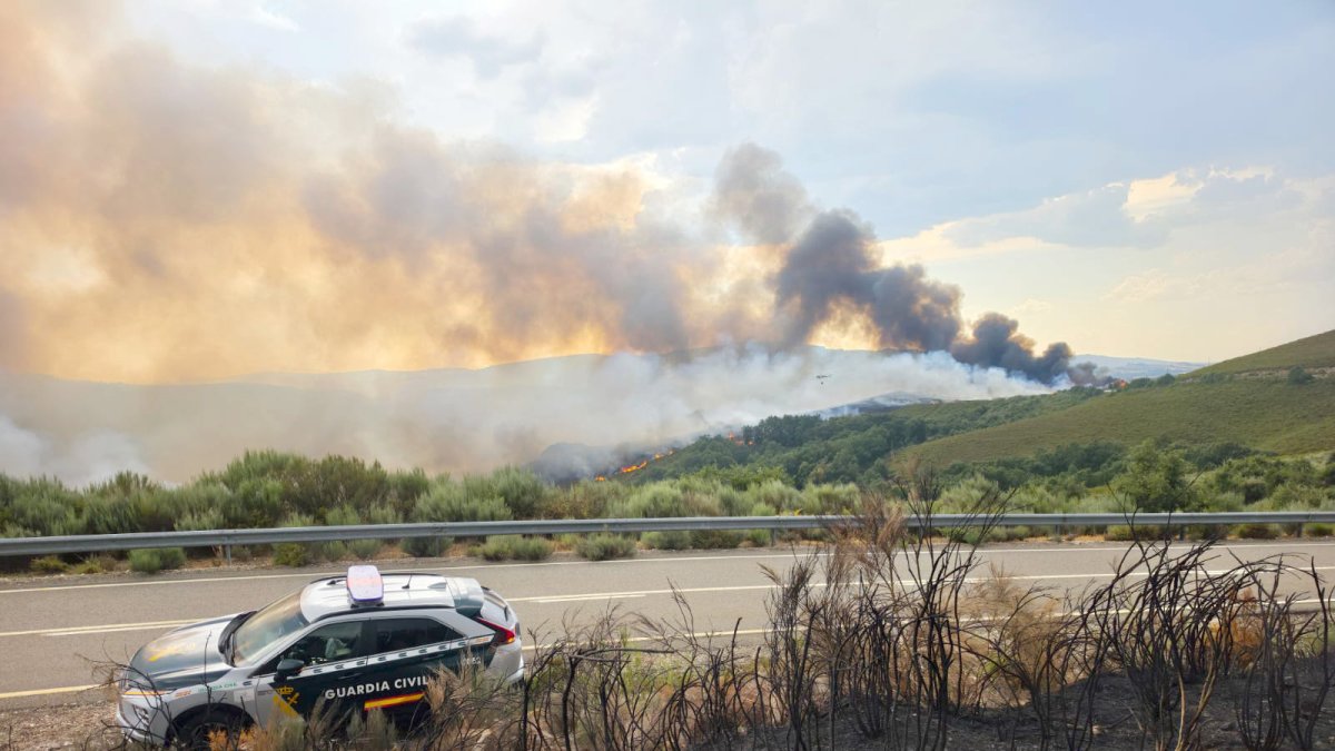 Incendio de nivel 2 declarado en La Tejera (Zamora)