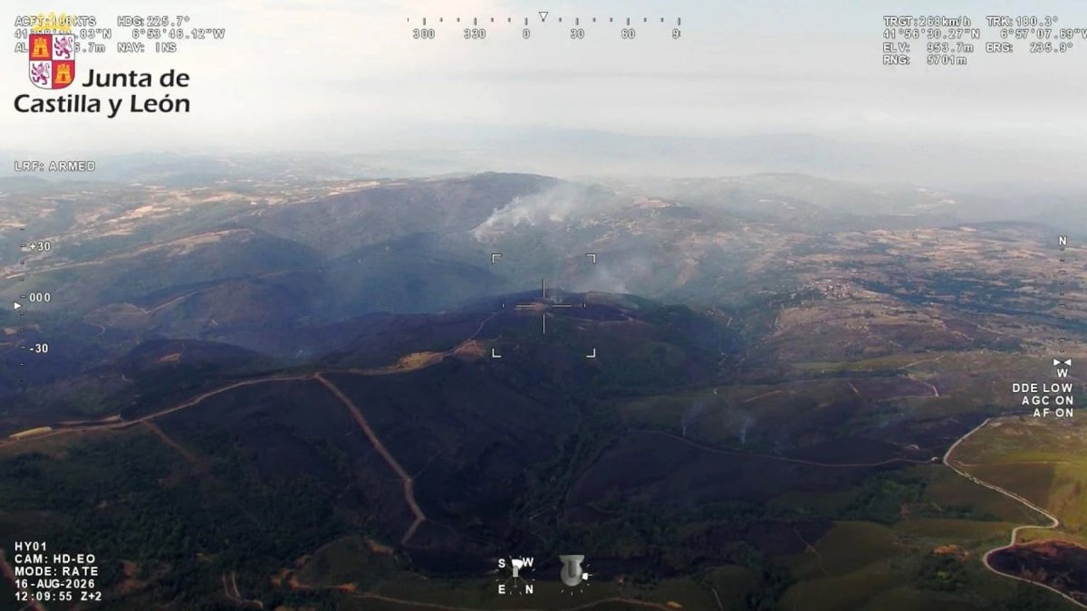 Incendio de La Tejera (Zamora).