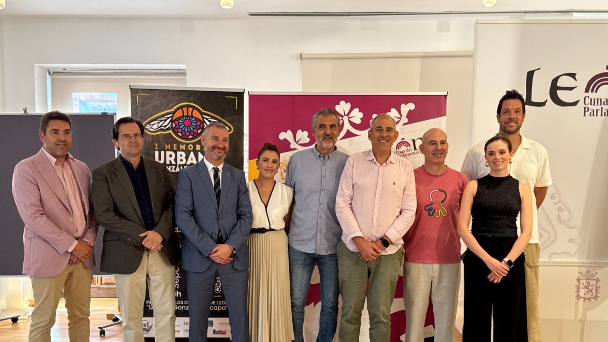 Presentación del I Memorial Urbano González Escapa ‘Baloncesto por la ELA’.