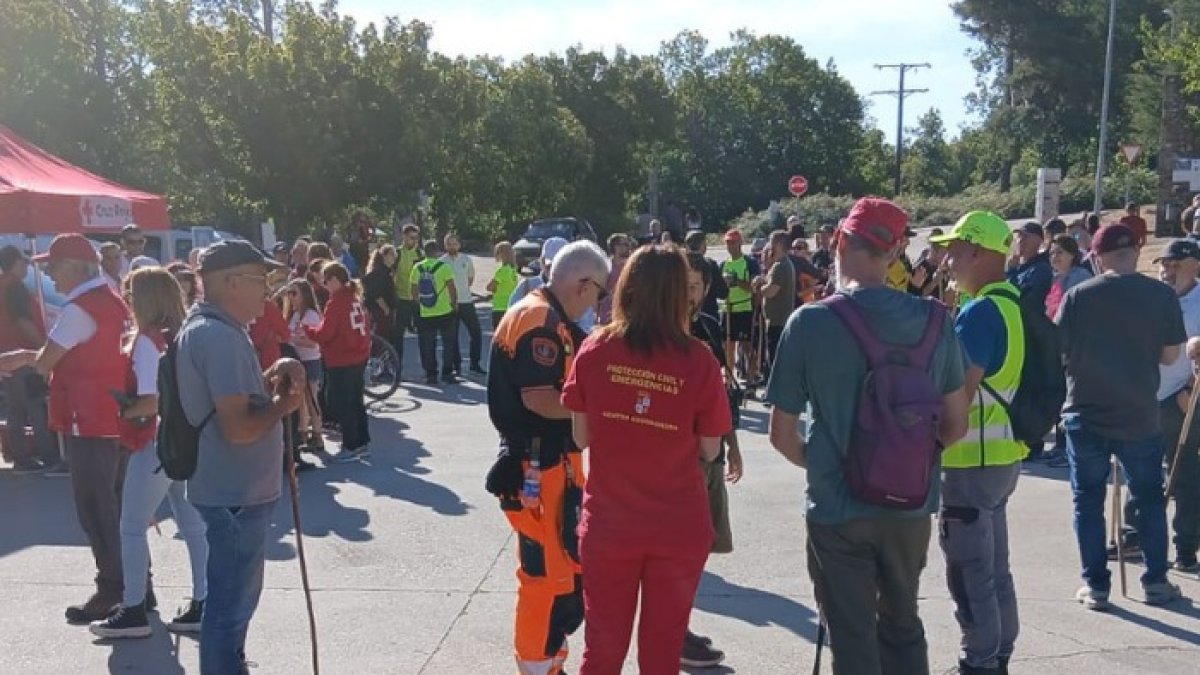 Dispositivo de búsqueda del hombre desaparecido en La Alberca