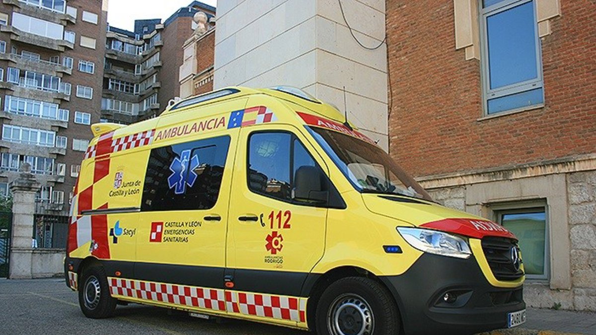 Ambulancia de Emergencias del Sacyl.
