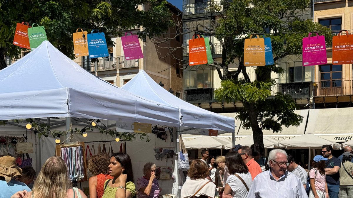 III edición de la Feria del Comercio Segoviano 'El Corazón de Nuestra Ciudad'.