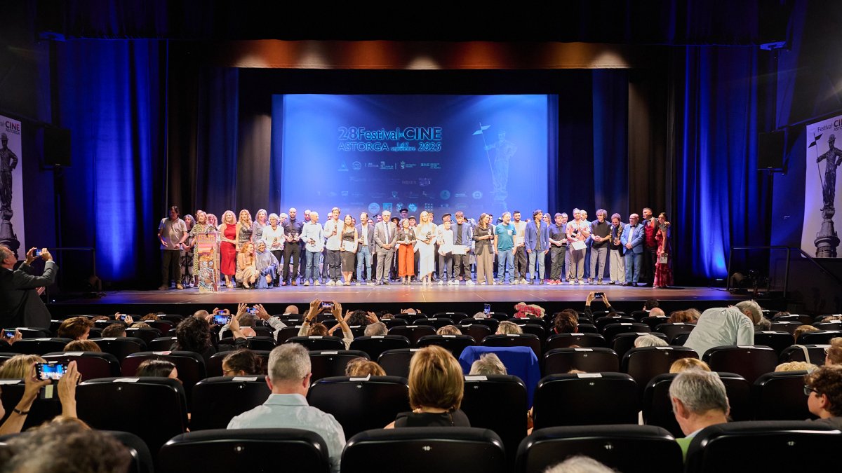 Foto de familia del 68º Festival de cine Astorga