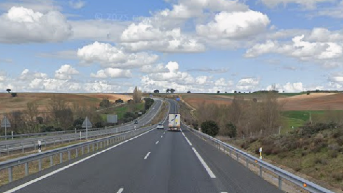 Tramo de la A-1 entre Madrigalejo del Monte y Villamayor de los Montes