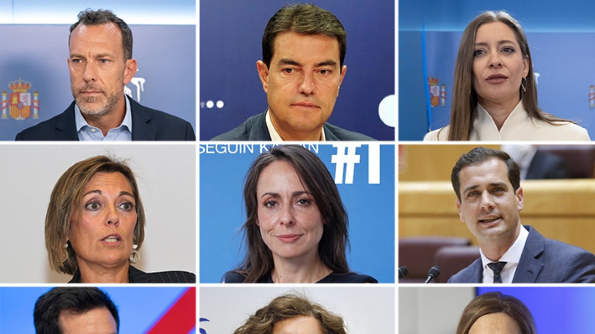 Cabezas de listas del PP al Congreso
