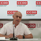 El secretario de Acción Sindical, Medio Ambiente y Salud Laboral de CCOO Castilla y León, Fernando Fraile.- ICAL