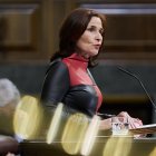 La diputada del PSOE, María Luz Martínez Seijo, interviene en una sesión plenaria en el Congreso de los Diputados. EP