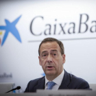 El consejero delegado de CaixaBank, Gonzalo Gortázar, imagen de archivo