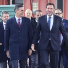 Una imagen de archivo de Pedro Sánchez y Óscar Puente