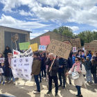 Protesta vecinal contra el proyecto de la macroplanta de biogás en el Valle del Tera.