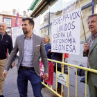 Escrache a Tudanca por la independencia de León.