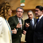 El consejero de Medio Ambiente, Vivienda y Ordenación del Territorio, Juan Carlos Suárez-Quiñones, ayer.