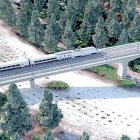 Viaducto sobre la Zona de Especial Conservación ‘Riberas del Adaja y Afluentes’, una de las estructuras que forman parte del proyecto. E. M.