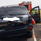 Imagen del accidente mortal en la N-631