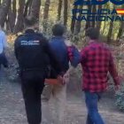 El sospechoso de matar a su suegro en Aranda de Duero, en el momento de ser detenido.