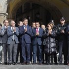 Minuto de silencio en Salamanca.