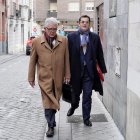 El letrado mayor de las Cortes de Castilla y León, Marcos Herrero, a su llegada a los juzgados.