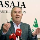 El presidente de Asaja Castilla y León, Donaciano Dujo, hace balance del año agrario 2024. ICAL