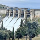 Embalse de Santa Teresa, en Salamanca, que contuvo una entrada de 550 metros cúbicos por segundo. CHD